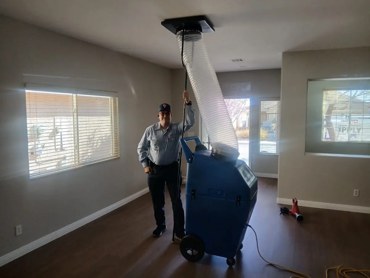 Professional Dryer Vent Cleaning work inside a Buda home